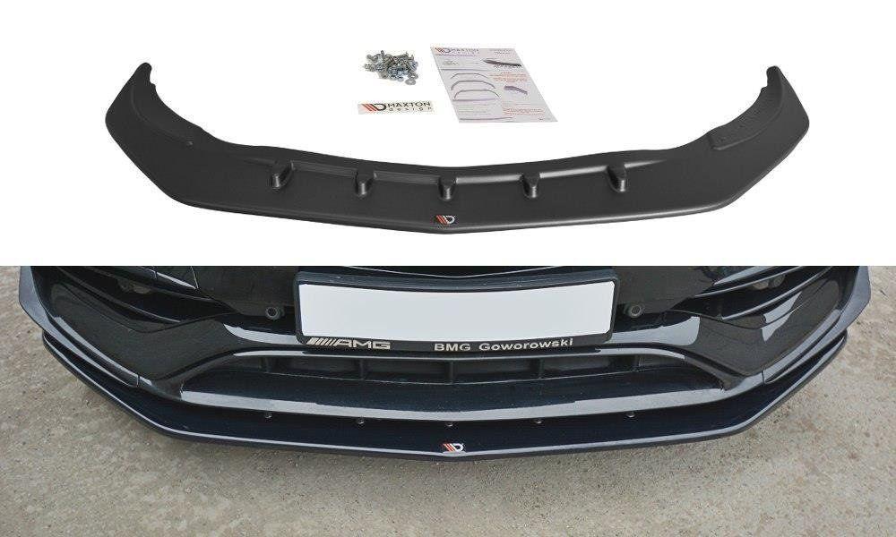 Front Lip / Front Splitter / Front Approach V.1 for Mercedes CLA A45 AMG C117 Facelift by Maxton Design