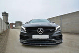Front Lip / Front Splitter / Front Approach V.1 for Mercedes CLA A45 AMG C117 Facelift by Maxton Design