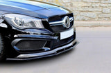 Front Lip / Front Splitter / Front Approach V.2 for Mercedes CLA 45 AMG C117 by Maxton Design