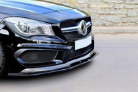 Front Lip / Front Splitter / Front Approach V.2 for Mercedes CLA 45 AMG C117 by Maxton Design