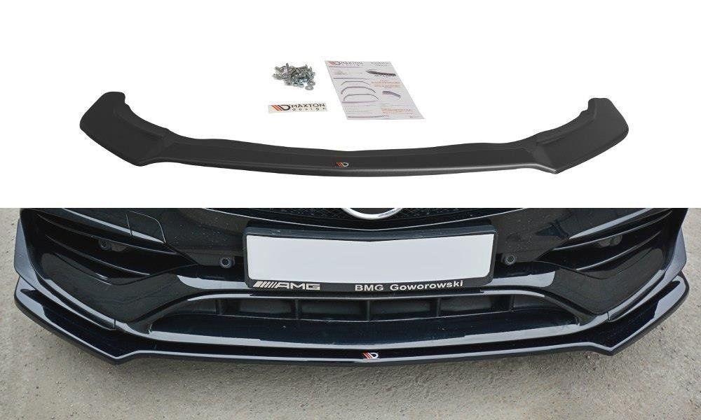 Front Lip / Front Splitter / Front Approach V.2 for Mercedes CLA A45 AMG C117 Facelift by Maxton Design