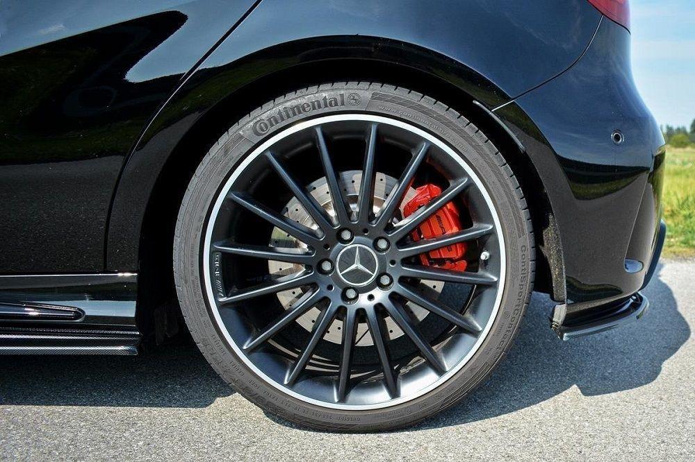 Side rear diffuser extension for Mercedes A-Class W176 AMG facelift by Maxton Design