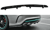 Rear diffuser extension for Mercedes CLA C117 AMG-Line facelift by Maxton Design