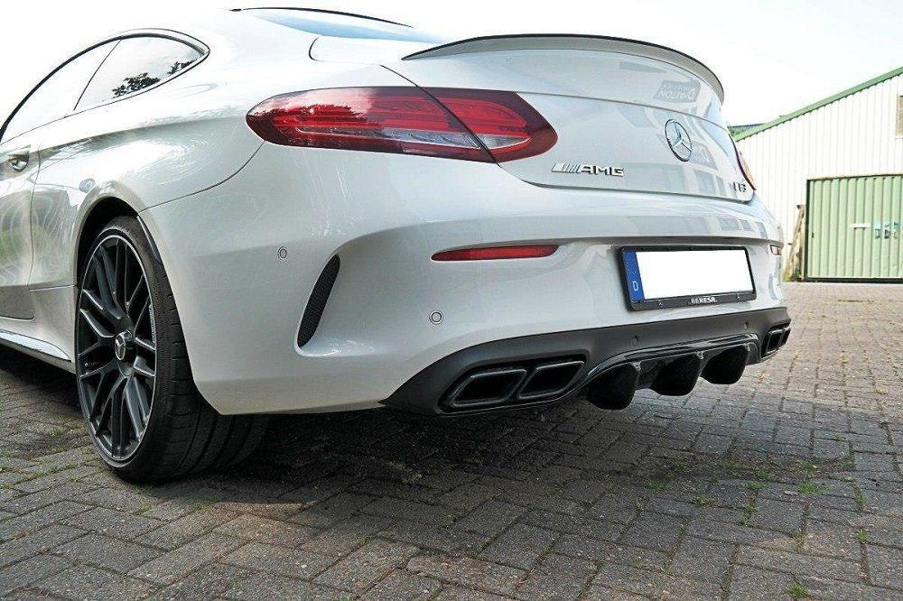 Rear diffuser extension for Mercedes C-Class C205 63 AMG Coupe by Maxton Design
