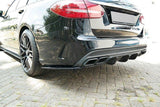 Rear diffuser extension for Mercedes C-Class S205 63 AMG T-Model by Maxton Design