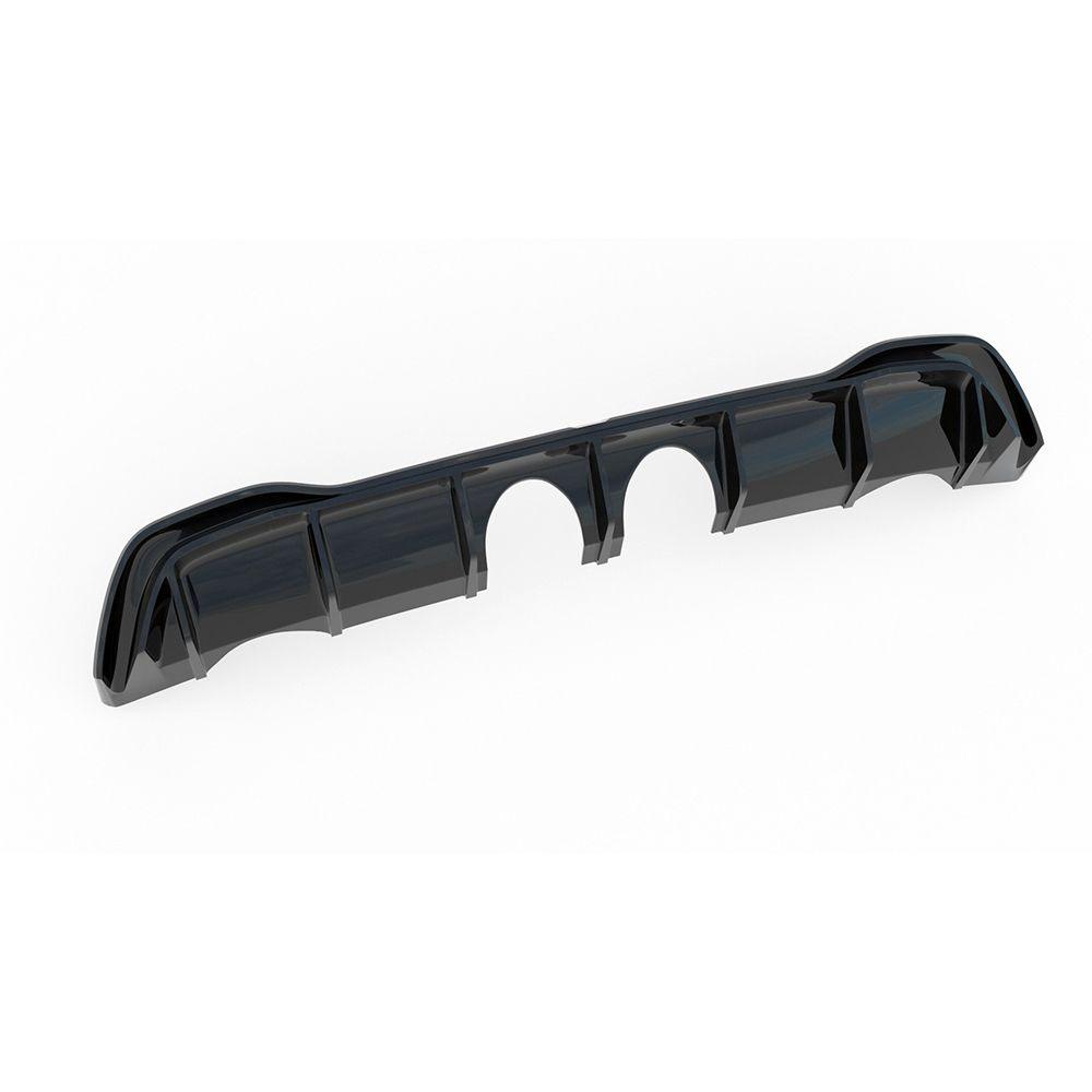 Rear diffuser in set with exhaust for VW Golf 8 for R32 look by Maxton Design