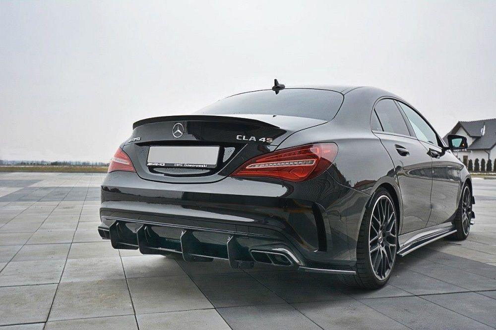 Rear diffuser extension for Mercedes CLA A45 AMG C117 facelift by Maxton Design