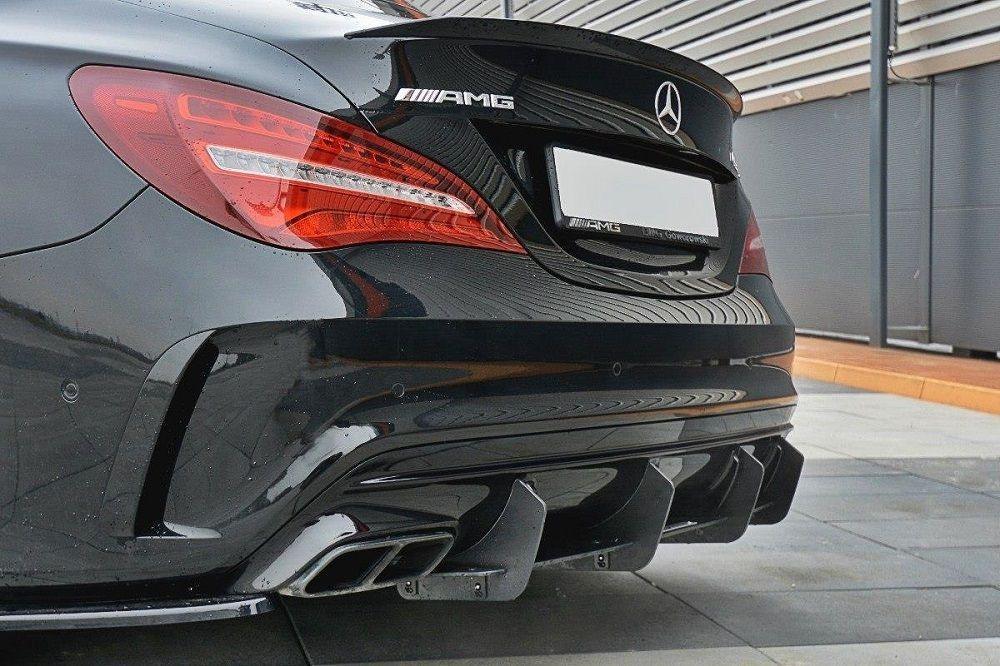 Rear diffuser extension for Mercedes CLA A45 AMG C117 facelift by Maxton Design