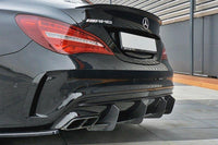 Rear diffuser extension for Mercedes CLA A45 AMG C117 facelift by Maxton Design