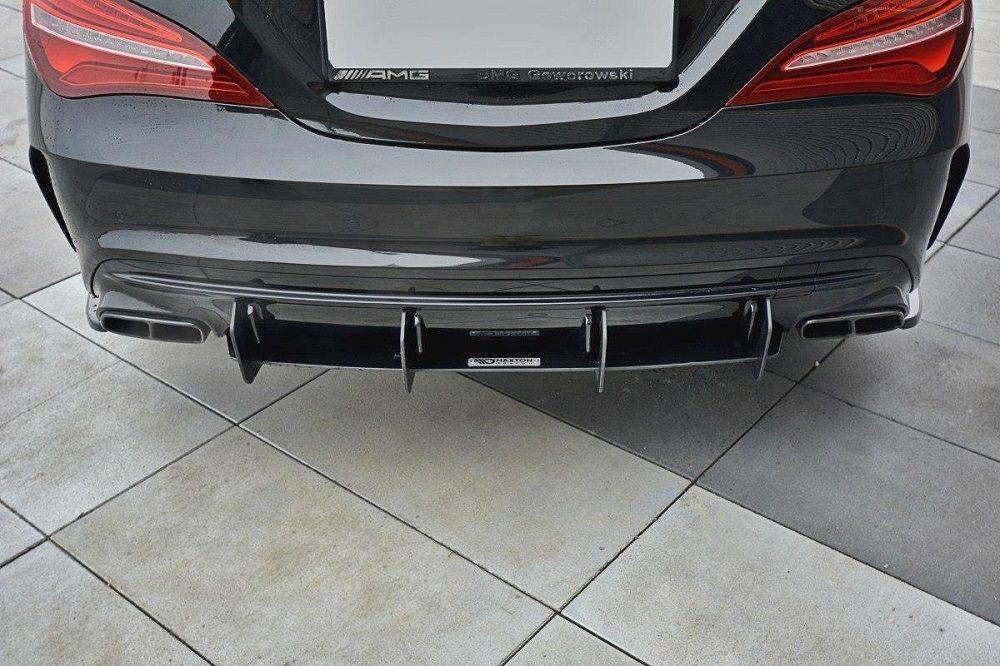 Rear diffuser extension for Mercedes CLA A45 AMG C117 facelift by Maxton Design