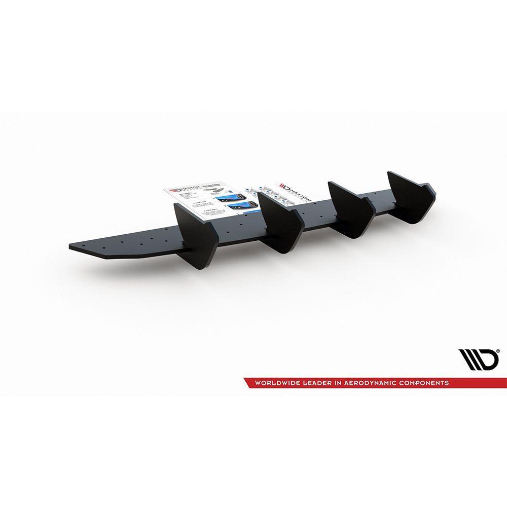 Rear Diffuser Extension V.2 for VW Golf 8 by Maxton Design