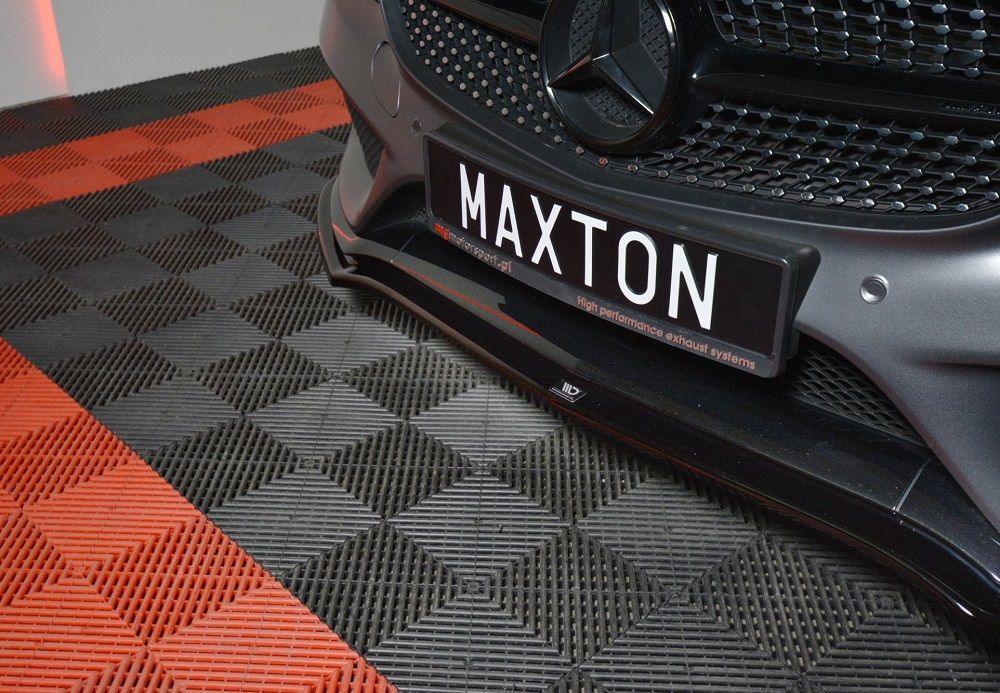 Front Lip / Front Splitter / Front Approach V.1 for Mercedes Benz C-Class W205 Coupe AMG-Line by Maxton Design
