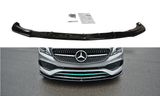Front lip / front splitter / front apron V.1 for Mercedes CLA C117 AMG-LINE facelift by Maxton Design