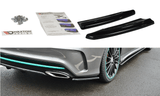 Seitliche Heck Diffusor Erweiterung für Mercedes Benz CLA C117 AMG-Line Facelift von Maxton Design