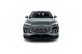 Frontlippe / Frontsplitter / Frontansatz für Audi Q6 e-tron Standard / S-Line / SQ6 e-tron SUV / Sportback Mk1 von Maxton Design