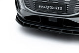 Frontlippe / Frontsplitter / Frontansatz für Audi Q6 e-tron Standard / S-Line / SQ6 e-tron SUV / Sportback Mk1 von Maxton Design