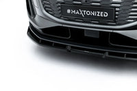 Frontlippe / Frontsplitter / Frontansatz für Audi Q6 e-tron Standard / S-Line / SQ6 e-tron SUV / Sportback Mk1 von Maxton Design