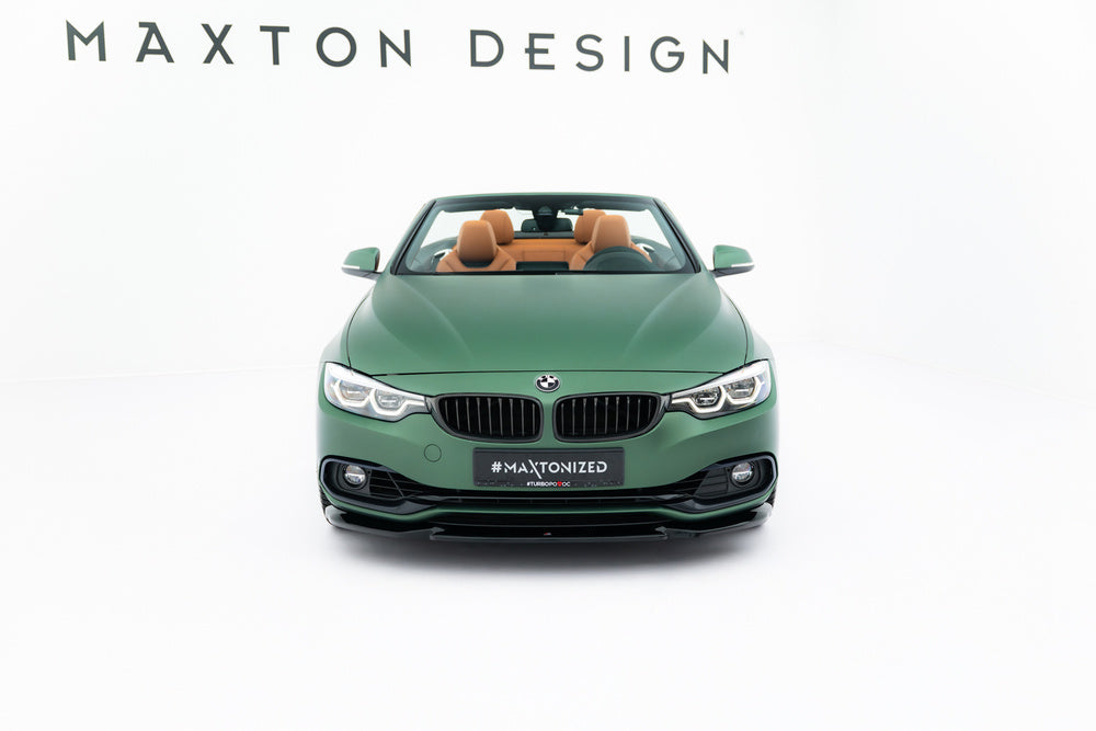 Frontlippe / Frontsplitter / Frontansatz für BMW 4 Cabrio / Coupe F33 / F32 von Maxton Design
