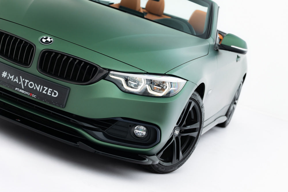 Frontlippe / Frontsplitter / Frontansatz für BMW 4 Cabrio / Coupe F33 / F32 von Maxton Design