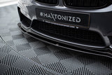 Frontlippe / Frontsplitter / Frontansatz V.1 für BMW M3 F80 von Maxton Design