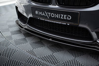 Frontlippe / Frontsplitter / Frontansatz V.1 für BMW M3 F80 von Maxton Design