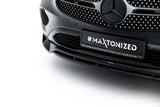 Frontlippe / Front splitter / Frontansatz für Mercedes-Benz GLC Coupe C254 ohne AMG-Line von Maxton Design