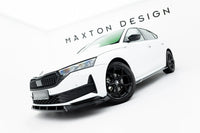 Frontlippe / Frontsplitter / Frontansatz für Skoda Octavia Sportline Liftback / Combi Mk4 Facelift von Maxton Design