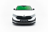 Frontlippe / Frontsplitter / Frontansatz für Skoda Octavia Sportline Liftback / Combi Mk4 Facelift von Maxton Design