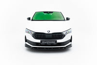 Frontlippe / Frontsplitter / Frontansatz für Skoda Octavia Sportline Liftback / Combi Mk4 Facelift von Maxton Design