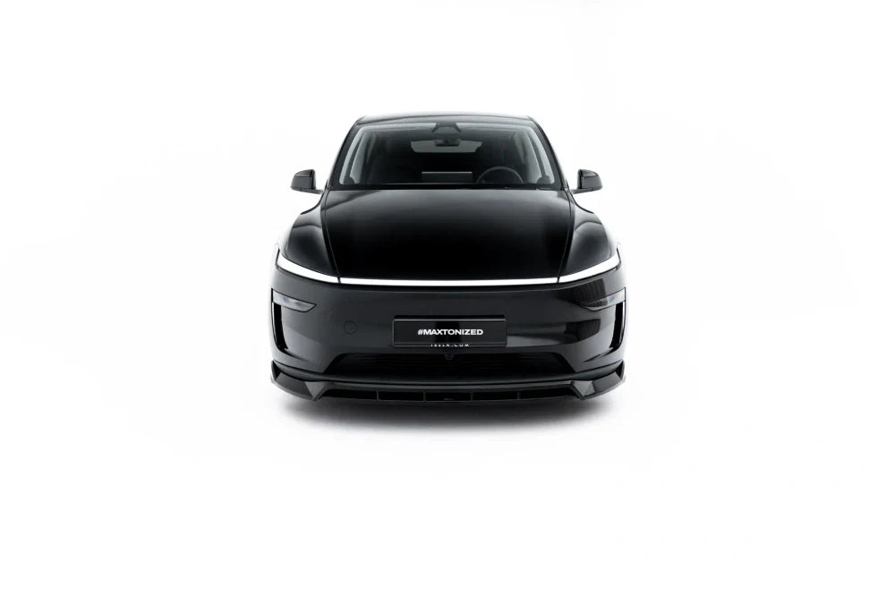 Frontlippe / Frontsplitter / Frontansatz für Tesla Model Y Mk1 Facelift von Maxton Design