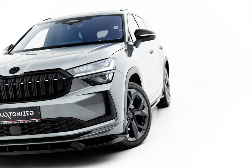 Frontlippe / Frontsplitter / Frontansatz V.1 für Skoda Kodiaq Sportline Mk2 von Maxton Design