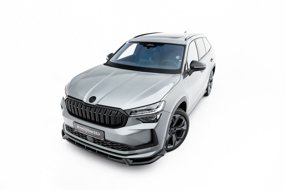 Frontlippe / Frontsplitter / Frontansatz V.1 für Skoda Kodiaq Sportline Mk2 von Maxton Design