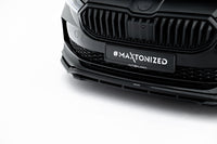 Frontlippe / Frontsplitter / Frontansatz V.1 für Skoda Superb Sportline Mk4 von Maxton Design