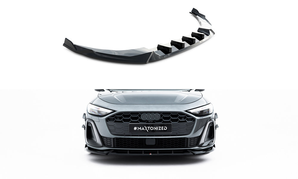 Frontlippe / Frontsplitter / Frontansatz V.2 für Audi A5 S-Line B10 Limousine / Avant von Maxton Design