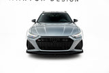 Frontlippe / Frontsplitter / Frontansatz V.2 für Audi RS6 C8 von Maxton Design