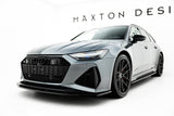 Frontlippe / Frontsplitter / Frontansatz V.2 für Audi RS6 C8 von Maxton Design