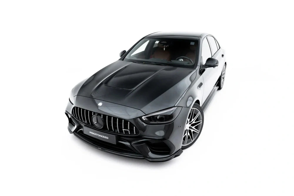 Frontlippe / Frontsplitter / Frontansatz V.2 für Mercedes-AMG C63 Limousine / T-Modell W206 / S206 von Maxton Design