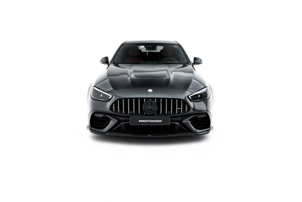 Frontlippe / Frontsplitter / Frontansatz V.2 für Mercedes-AMG C63 Limousine / T-Modell W206 / S206 von Maxton Design