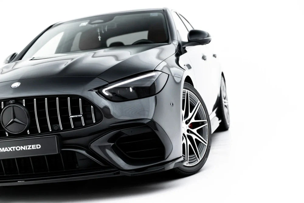 Frontlippe / Frontsplitter / Frontansatz V.2 für Mercedes-AMG C63 Limousine / T-Modell W206 / S206 von Maxton Design