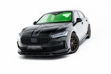 Frontlippe / Frontsplitter / Frontansatz V.2 für Skoda Superb Sportline Mk4 von Maxton Design