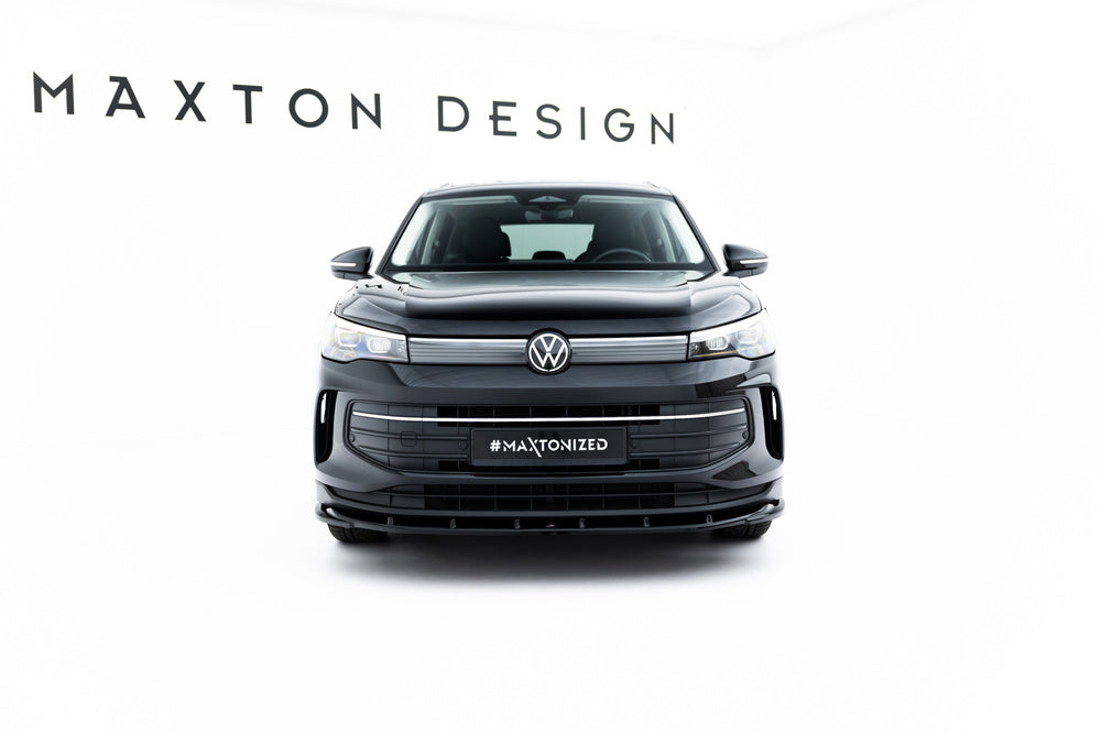 Frontlippe / Frontsplitter / Frontansatz V.2 für VW Tiguan MK3 von Maxton Design