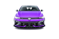 Frontlippe / Frontsplitter / Frontansatz V.3 mit Flap für VW Golf R Mk8 Facelift von Maxton Design