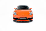 Frontlippe / Front splitter / Frontansatz V.3 für Porsche 718 Cayman GTS 982c von Maxton Design
