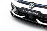 Frontlippe / Frontsplitter / Frontansatz V.3 für Golf R Variant Mk8 Facelift von Maxton Design