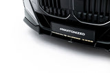 Frontlippe / Frontsplitter / Frontansatz V.4 für BMW 7 G70 M-Paket / M760e / I7 M-Paket von Maxton Design