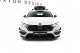 Frontlippe / Frontsplitter / Frontansatz V.4 für Skoda Octavia RS MK4 von Maxton Design