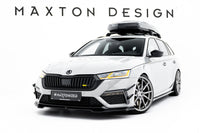 Frontlippe / Frontsplitter / Frontansatz V.4 für Skoda Octavia RS MK4 von Maxton Design