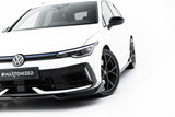 Frontlippe / Frontsplitter / Frontansatz V.4 für Golf R Variant Mk8 Facelift von Maxton Design