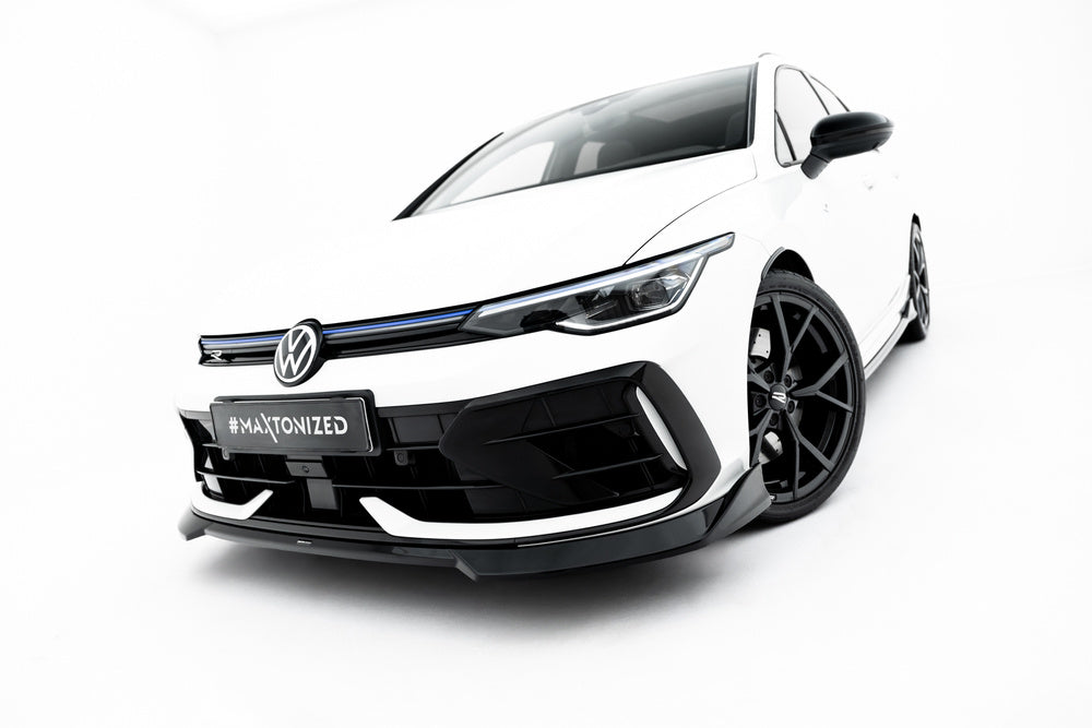 Frontlippe / Frontsplitter / Frontansatz V.4 für Golf R Variant Mk8 Facelift von Maxton Design