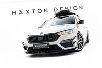 Frontlippe / Frontsplitter / Frontansatz V.5 für Skoda Octavia RS MK4 von Maxton Design